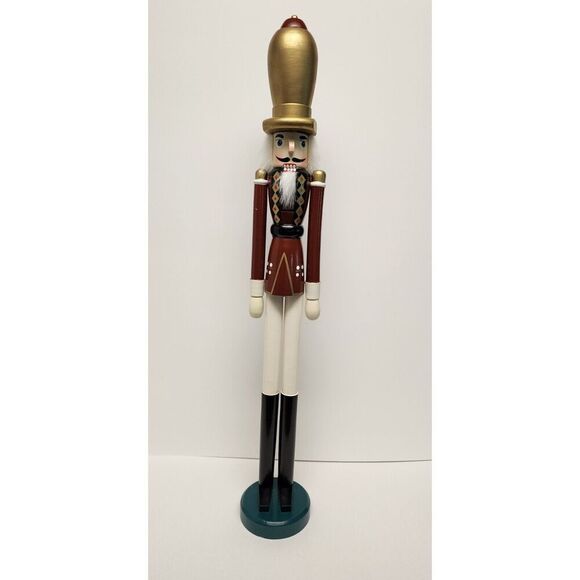 Vintage 1990 Handcrafted 23" Soldier Nutcracker Christmas Holiday Decor